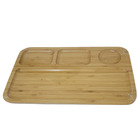 Petisqueira Tábua De Bambú Travessa De Petisco 33 Cm 3679