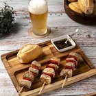 Petisqueira Teca Com 2 Divisões E 1 Pote - Stolf