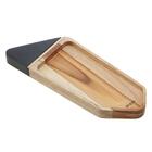 Petisqueira Wolff Craft Vermont Teca Com Friso Black 29cm