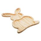 Petisqueira Woodart Pinus De Madeira Coelho Easter 35x25cm