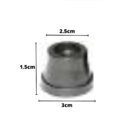 Pézinho Sofa Puff Rack Móveis Em Geral Preto C 40