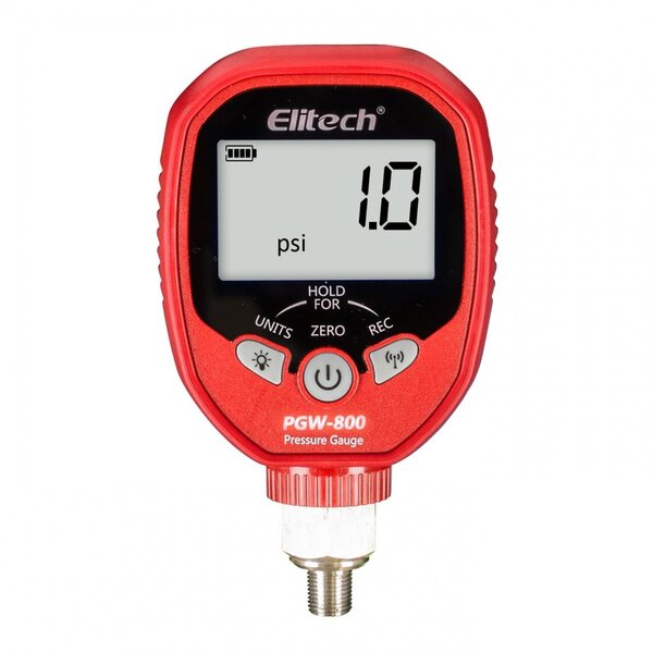 Pgw-800 Indicador De Pressão Digital 0-800 Psi 87 Gases