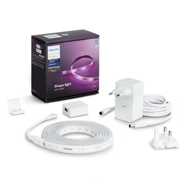 【※最終値下げ価格】Philips Hue Lightstrip Plus 2m Philips Hue Lighstrips Plus Base Kit Fita Led Rgb 2m | Leroy Merlin