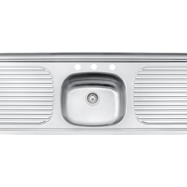Pia Aco Inox 304 Ba 150x50 1cc Perf Tramontina