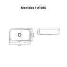 Pia Cozinha Aço Inox Cuba Única 80 X 46,5 X 22,9 Cm Embutida