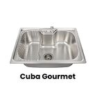Pia Cozinha Granito São Gabriel Negresco 120cm Cuba Gourmet