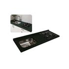 Pia Cozinha Granito Verde Ubatuba 120cm Corte Cooktop E Cuba