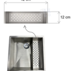 Pia Cuba Inox Cozinha Gourmet Com  Escorredor Ajl