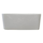 Pia Cuba Lavatório de Sobrepor Quadrada Buzios 32,5x14cm Louç