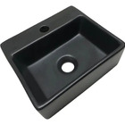 Pia Cuba Lavatório de Sobrepor Retangular Pontal 34x29X11,5cm