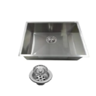 Pia Cuba Para Cozinha Varanda De Inox 60x40 Quadrada