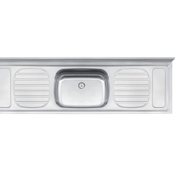 Pia De Apoio Filo 56 Plus Em Aco Inox 180x55 Cm Tramontina