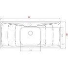 Pia De Cozinha 120 Cm De Inox Ghel Plus Dubai - 35230