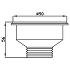Pia De Cozinha Com Cuba 180cm E Válvula Aço Inox - Ghel Plus