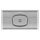 Pia De Cozinha Com Cuba E Válvula Bali 100cm Aço Inox - Ghel