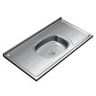 Pia De Cozinha Com Cuba E Válvula Bali 100cm Aço Inox - Ghel