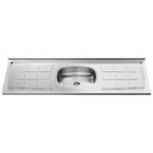Pia De Cozinha Com Cuba E Válvula Bali 150cm Aço Inox - Ghel