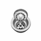 Pia De Cozinha Em Aço Inox De 160cmx53cm Concretada Com Válvu