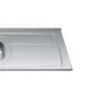 Pia De Cozinha Em Inox Ghel 120cm Plus - 31230