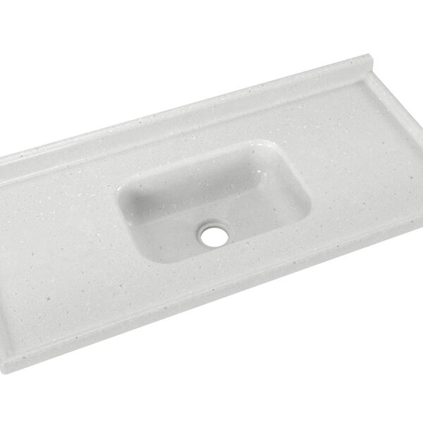 Pia De Cozinha Em Mármore Sintético Com Furação Para Válvula