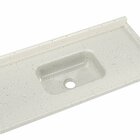 Pia De Cozinha Em Mármore Sintético Com Furação Para Válvula