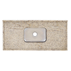 Pia de Cozinha Granito Amarelo Santa Cecília 120cm Standard Cuba Simples L.A. Pias e Granitos