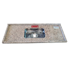 Pia de Cozinha Granito Amarelo Santa Cecília 200cm Plus Cuba Simples L.A. Pias e Granitos