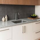 Pia De Cozinha Granito Corumbá 150cm Cuba Inox Rasa Simples C