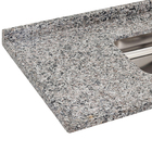 Pia de Cozinha Granito Ocre Itabira 120cm com Cuba Simples L.A. Pias e Granitos