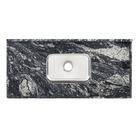 Pia de Cozinha Granito Preto Indiano 120cm Standard Cuba Simples L.A. Pias e Granitos