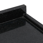 Pia de Cozinha Granito Preto São Gabriel 120cm Standard Cuba Simples L.A. Pias e Granitos