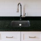 Pia De Cozinha Granito Verde Ubatuba 150cm Cuba Rasa Inox N2