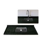 Pia De Cozinha Granito Verde Ubatuba Cuba Rasa Inox 200cm  Ve