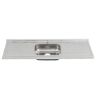 Pia de Cozinha Inox 120cm com Furo para Torneira Fabrinox