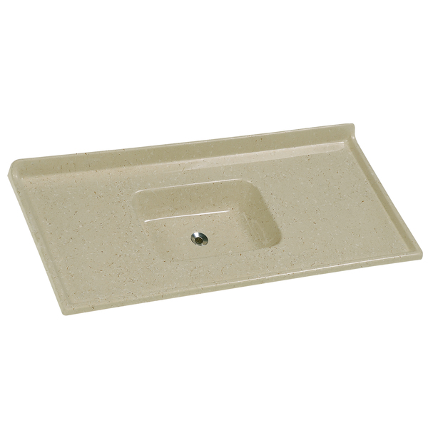 Pia de Cozinha Resina  Travertino CBC 10 120cm