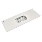 Pia de Cozinha Resina Branca 150cm Irmãos Corso