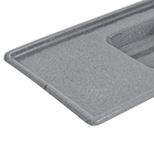 Pia de Cozinha Resina Cinza Real 120cm Premium Decoralita