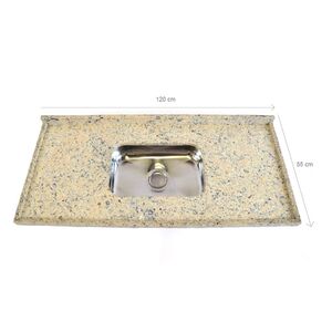 Foto de Pia De Granito Para Cozinha Santa Cecília – 120x55cm – Granit