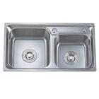 Pia Dupla De Cozinha Inox 68x39x20 Belcca Pcd201-01
