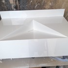 Pia Esculpida Em Porcelanato Branco Polido 80cm X 48cm