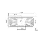 Pia Inox Standard 120x52 1cc - Tramontina