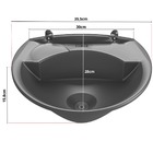 Pia Lavatório 4l Prata + Sifão Sanfonado Universal + Torneira