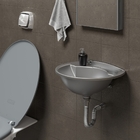 Pia Lavatório 4l Prata + Sifão Sanfonado Universal + Veda Ros