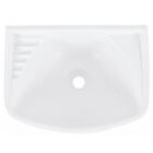 Pia Lavatório Banheiro 4,8l + Sifão Universal Branco + Fita V