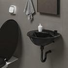 Pia Lavatório Banheiro 4l + Sifão Universal Sanfonado + Fita