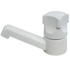 Pia Lavatório Banheiro 4l + Torneira Branca +  Sifão Universa