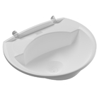 Pia Lavatório Banheiro 4l Branca + Torneira Reforçada Branca