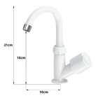 Pia Lavatório Banheiro 8l + Torneira Bica Móvel Branca +  Sif