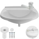 Pia Lavatório Banheiro 8l + Torneira Branca