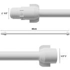 Pia Lavatório Banheiro 8l + Torneira Branca + Sifão Universal